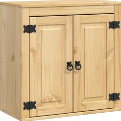 vidaXL Armario SKI Marrón Miel 60 x 32 x 40 cm Madera de pino macizo Hot