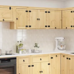 vidaXL Armario SKI Marrón Miel 60 x 32 x 40 cm Madera de pino macizo Hot