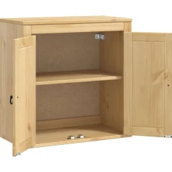 vidaXL Armario SKI Marrón Miel 60 x 32 x 40 cm Madera de pino macizo Hot