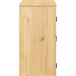 vidaXL Armario SKI Marrón Miel 60 x 32 x 40 cm Madera de pino macizo Hot