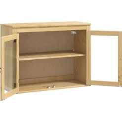 vidaXL Armarios Y Almacenamiento-Armario SKI Marrón Miel 60 x 32 x 40 cm Madera de pino macizo
