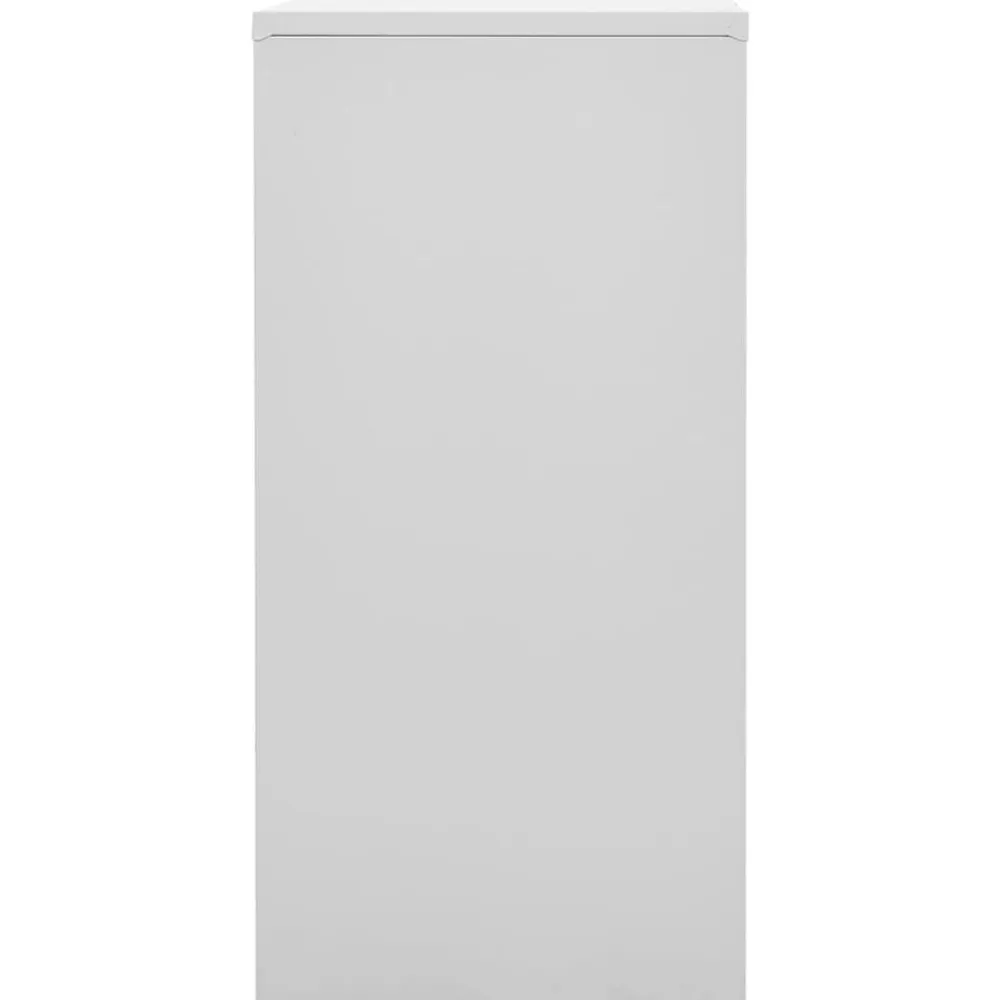vidaXL Armarios Y Almacenamiento-Armario taquilla de acero 90x45x92,5 cm