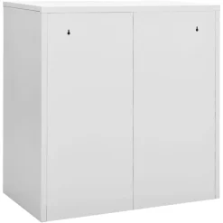 vidaXL Armarios Y Almacenamiento-Armario taquilla de acero 90x45x92,5 cm