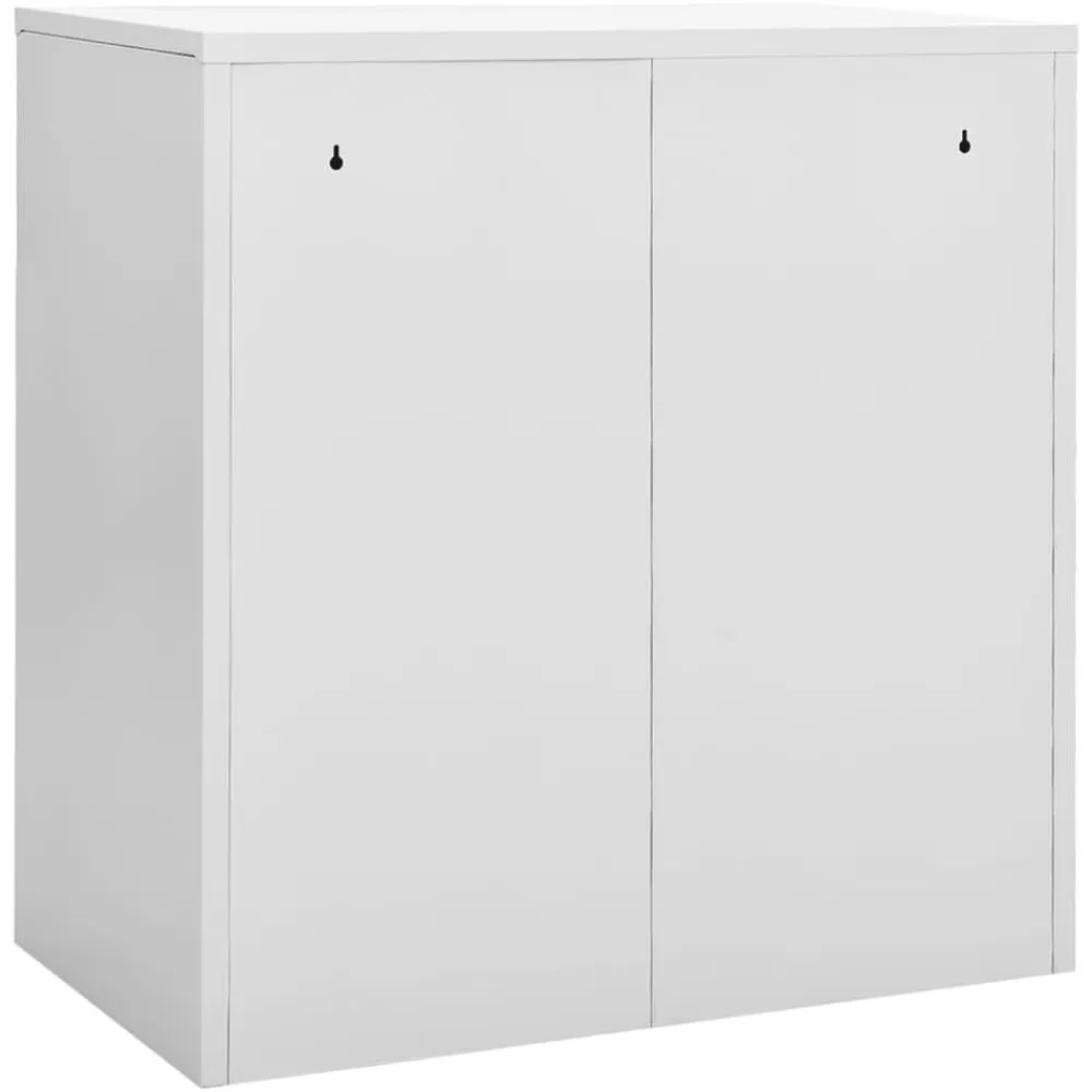 vidaXL Armarios Y Almacenamiento-Armario taquilla de acero 90x45x92,5 cm