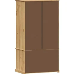 vidaXL Armarios Y Almacenamiento-Armario VIGO madera maciza de pino 90x55x170 cm