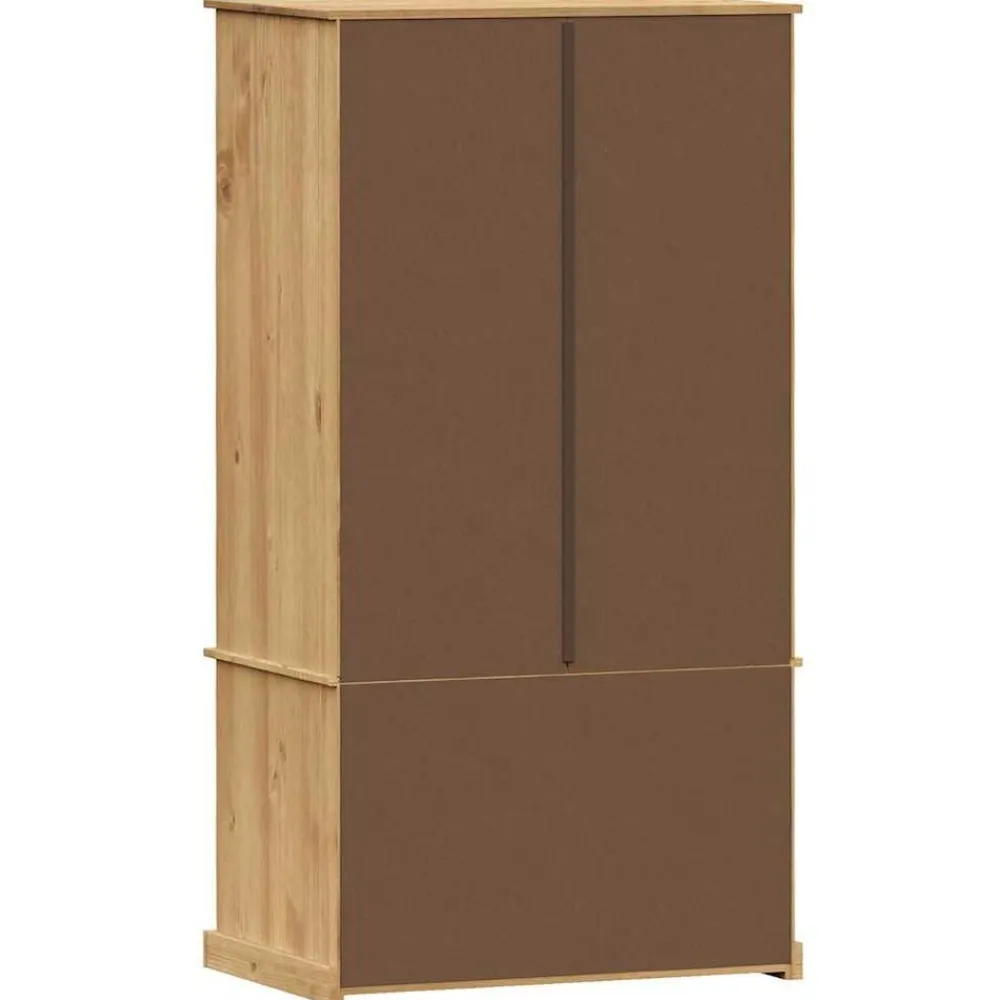 vidaXL Armarios Y Almacenamiento-Armario VIGO madera maciza de pino 90x55x170 cm