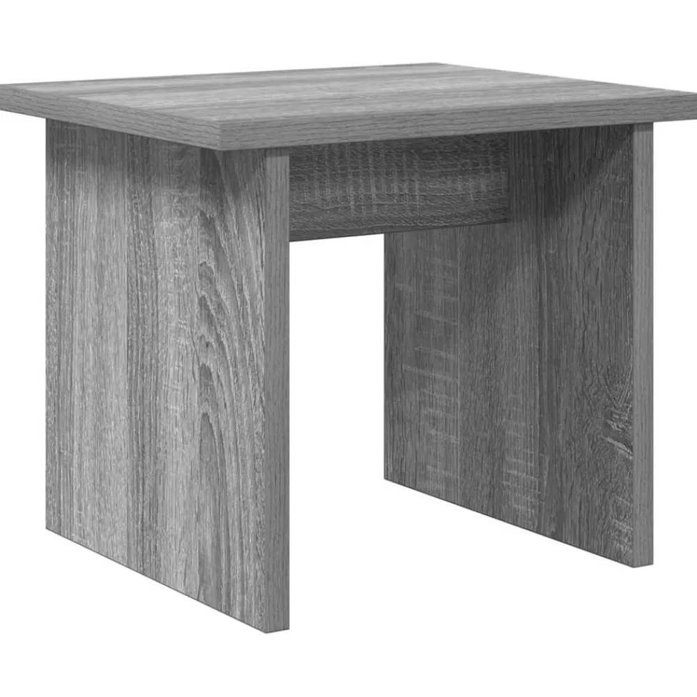 vidaXL Armario Zapatero 2 pcs Madera de ingeniería Gris sonoma Discount