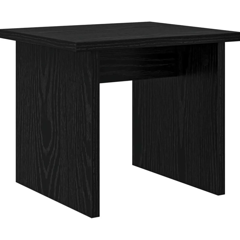 vidaXL Armario Zapatero 2 pcs Madera de ingeniería Roble negro Hot