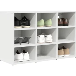vidaXL Productos Del Hogar-Armario Zapatero 77,5 x 30 x 51 cm Madera de ingeniería