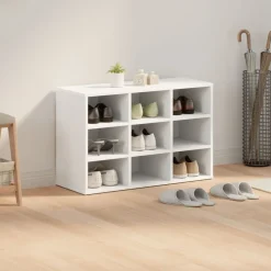 vidaXL Productos Del Hogar-Armario Zapatero 77,5 x 30 x 51 cm Madera de ingeniería