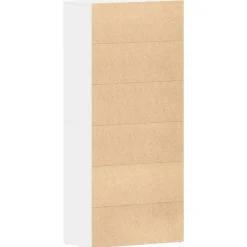 vidaXL Armario Zapatero 80 x 39 x 178 cm Madera de ingeniería White Sale