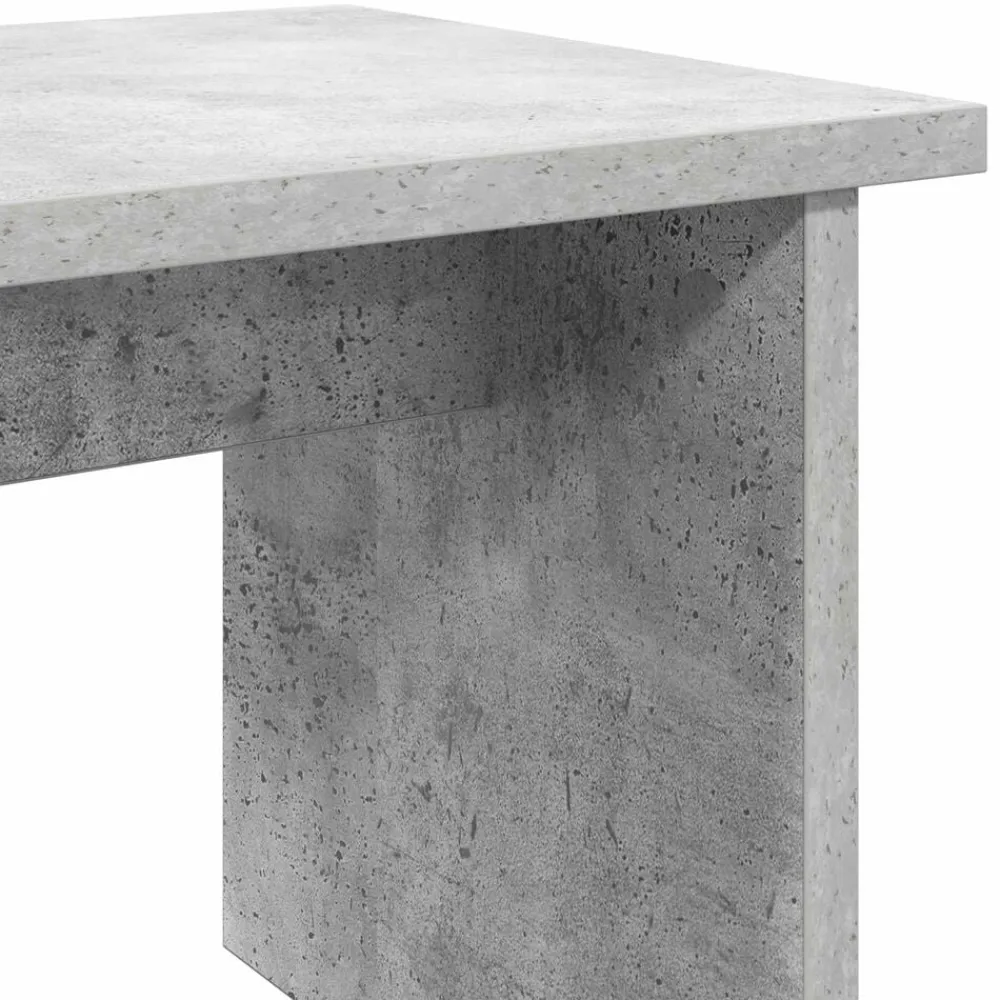 vidaXL Productos Del Hogar-Armario Zapatero 2 pcs Gris Concreto Madera de ingeniería