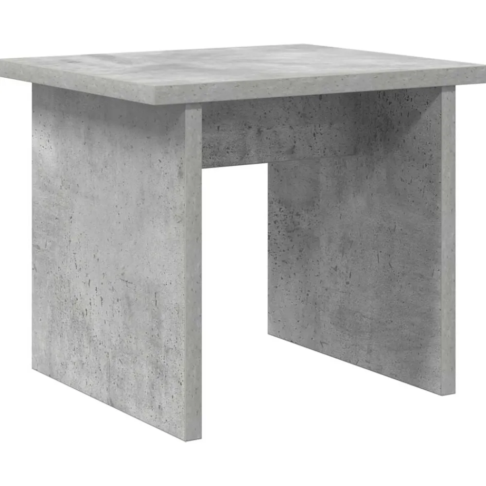 vidaXL Productos Del Hogar-Armario Zapatero 2 pcs Gris Concreto Madera de ingeniería