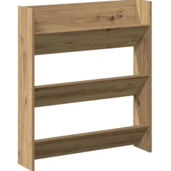 vidaXL Armario Zapatero 2 pcs Roble artesanal 85 x 18 x 90 cm Roble artisan Outlet