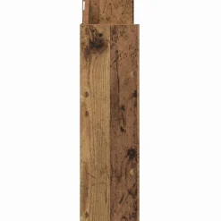 vidaXL Armario Zapatero 2 pcs 80 x 18 x 60 cm Madera envejecida