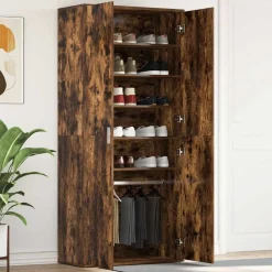 vidaXL Productos Del Hogar-Armario Zapatero con estante 80 x 39 x 178 cm