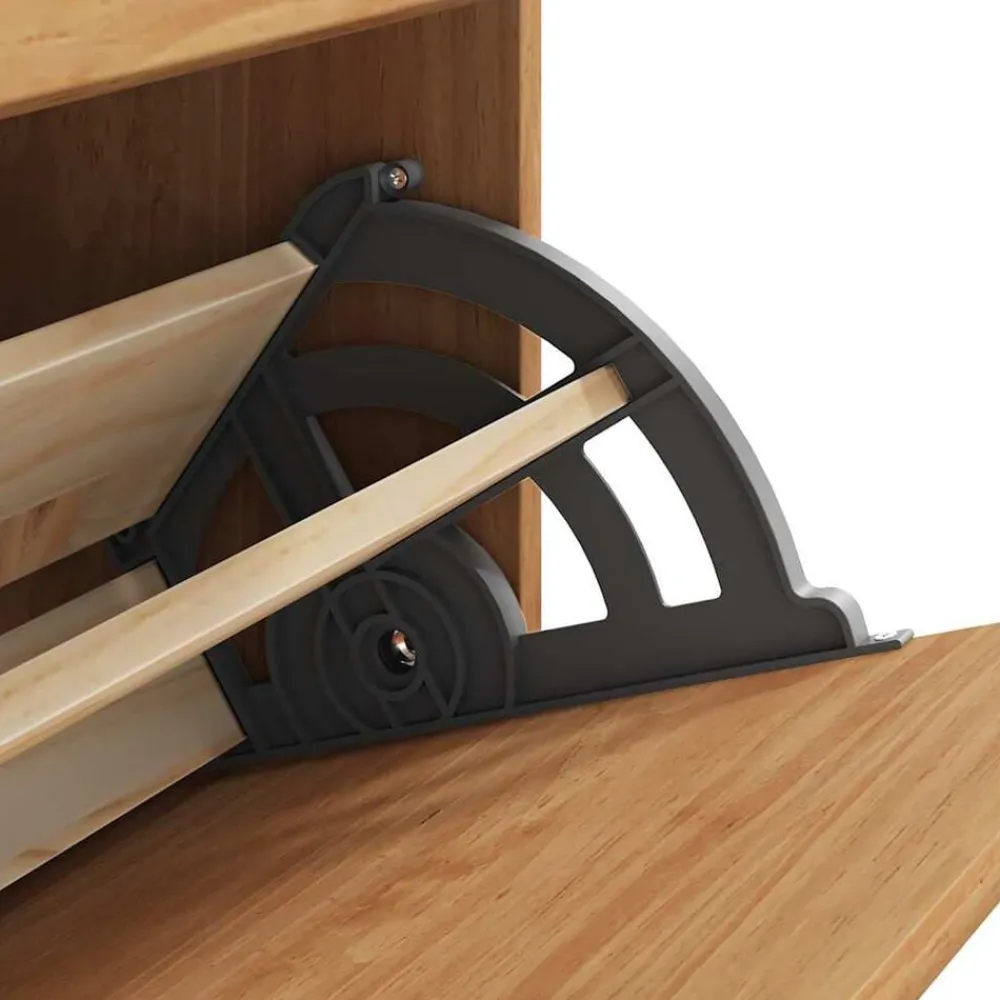 vidaXL Productos Del Hogar-Armario Zapatero con cajón ASKIM Marrón 85 x 35 x 108 cm