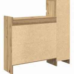 vidaXL Productos Del Hogar-Armario Zapatero con cajón Roble artesanal 100,5 x 28 x 100 cm