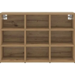 vidaXL Armario Zapatero con estante Roble artesanal 77,5 x 30 x 51 cm Roble artisan Hot