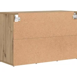 vidaXL Armario Zapatero con estante Roble artesanal 77,5 x 30 x 51 cm Roble artisan Hot