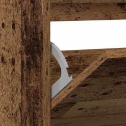 vidaXL Armario Zapatero con estante Madera vieja 80 x 21 x 87,5 cm Madera envejecida Online