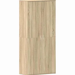 vidaXL Armario Zapatero con estante 80 x 39 x 178 cm Roble Sonoma Clearance