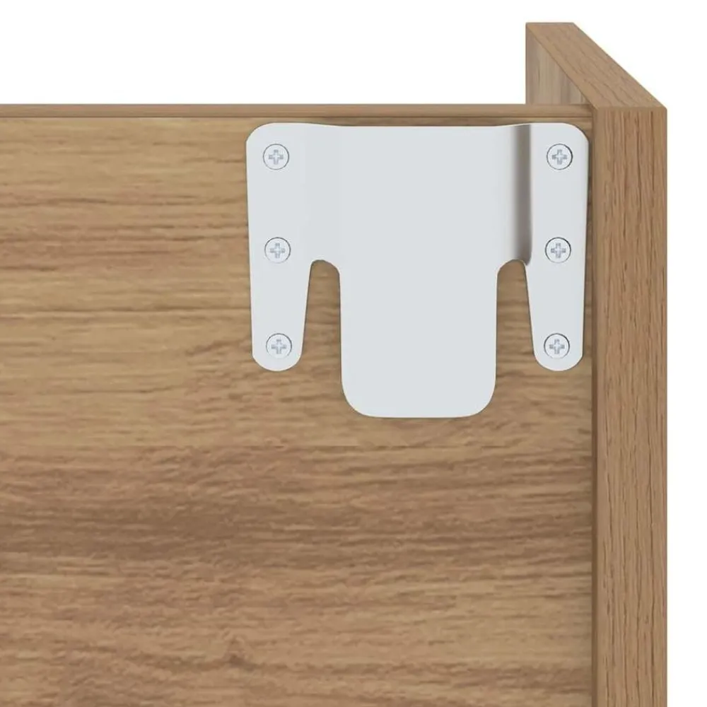 vidaXL Productos Del Hogar-Armario Zapatero con estante Roble artesanal 60 x 18 x 60 cm