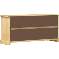 vidaXL Productos Del Hogar-Armario Zapatero Corona 99 x 32 x 49 cm Madera de pino macizo