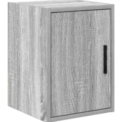 vidaXL Armarios 2 uds para garaje madera ingeniería Gris sonoma Outlet