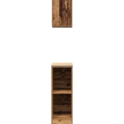 vidaXL Armarios 2 uds para garaje madera ingeniería antigua madera Madera antigua Outlet