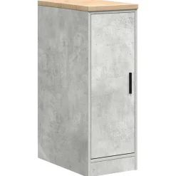 vidaXL Armarios 2 uds para garaje madera de ingeniería ris hormigón Gris hormig&oacute;n Hot