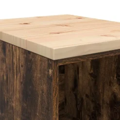 vidaXL Almacenamiento Industrial-Armarios 2 uds para garaje madera ingeniería