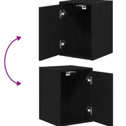 vidaXL Almacenamiento Industrial-Armarios 2 uds para garaje madera de ingeniería