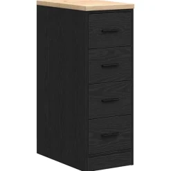 vidaXL Almacenamiento Industrial-Armarios 2 uds para garaje madera de ingeniería