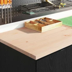 vidaXL Almacenamiento Industrial-Armarios 6 uds para garaje madera de ingeniería