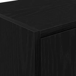 vidaXL Armarios 2 uds para garaje madera de ingeniería Negro Online