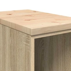 vidaXL Armarios 2 uds para garaje madera de ingeniería Roble Sonoma