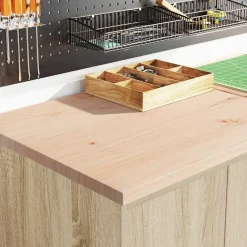 vidaXL Armarios 6 uds para garaje madera de ingeniería Roble Sonoma