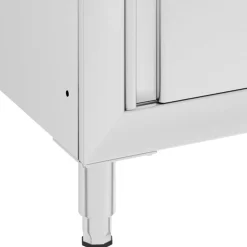 vidaXL Armarios de cocina comercial 2 unidades acero inoxidable Hot