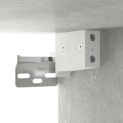 vidaXL Armarios de pared 2 uds contrachapada gris hormigón 68x30x20 cm Gris hormig&oacute;n Hot