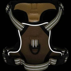 vidaXL Productos Para Mascotas-Arnés para perros con correa y collar ajustable marrón M