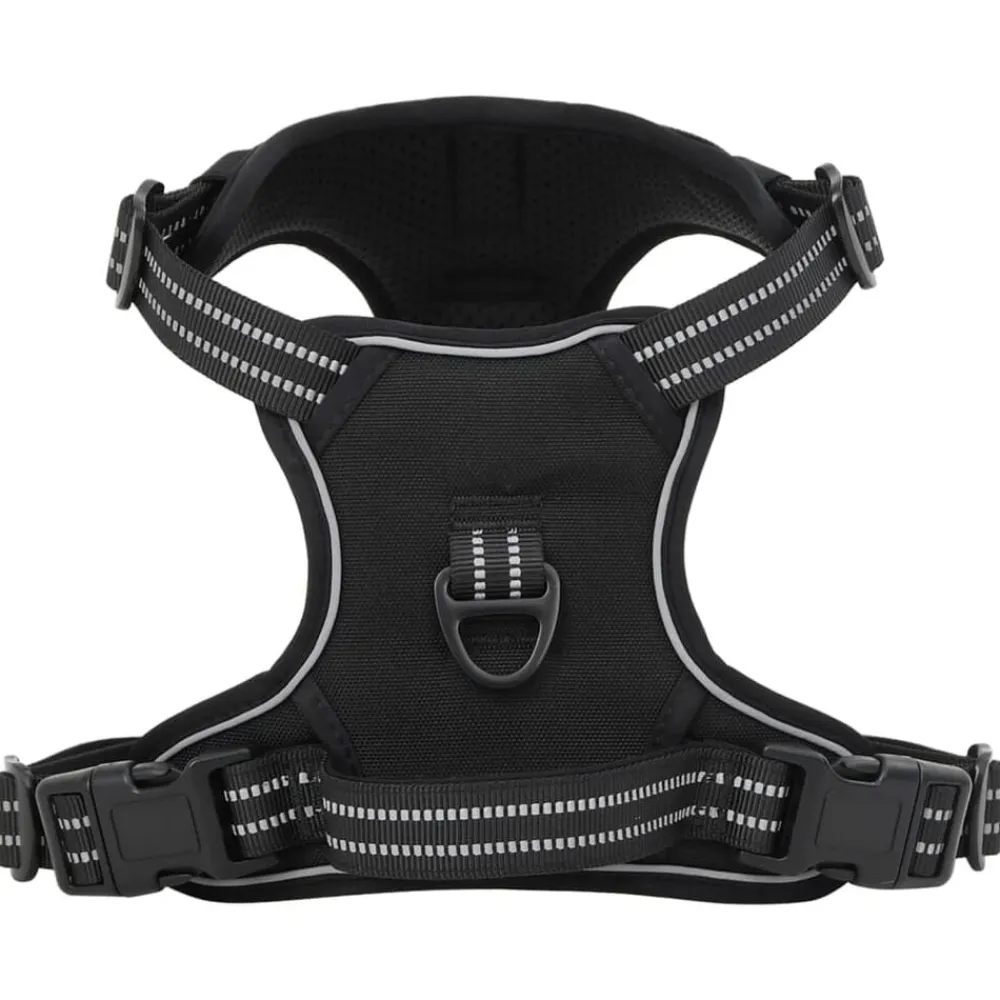 vidaXL Productos Para Mascotas-Arnés para perros con correa y collar ajustable S