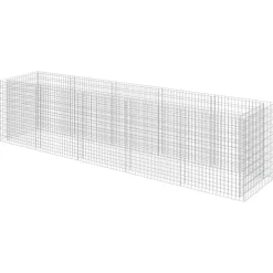 vidaXL Arriate de gaviones de acero 450x90x100 cm Hot