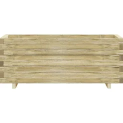 vidaXL Jardín-Arriate elevado rectangular madera 100x50x40 cm