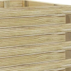 vidaXL Jardín-Arriate elevado rectangular madera 100x50x40 cm