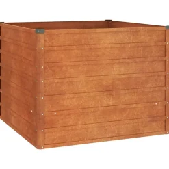 vidaXL Arriate oxidado de acero corten 100x100x77 cm Clearance