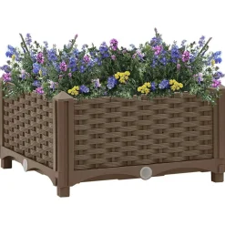 vidaXL Jardín-Arriate 40x40x23 cm polipropileno