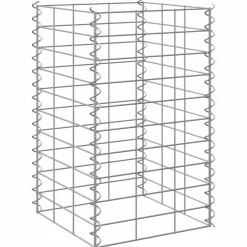 vidaXL Arriates de gaviones 3 unidades hierro 30x30x50 cm Best
