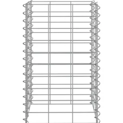 vidaXL Arriates de gaviones 3 unidades hierro 30x30x50 cm Best