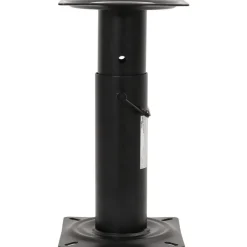 vidaXL Asiento de barco con pedestal altura ajustable 360° giratorio Blanco y azul New